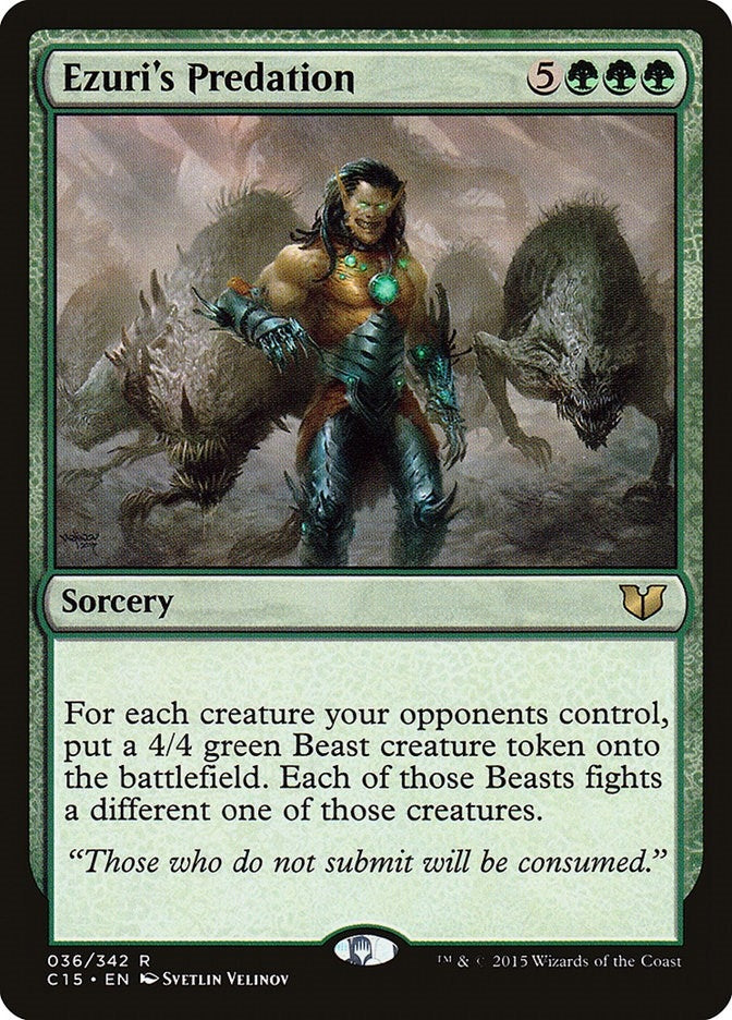 Image for Ezuri's Predation (36) [Commander 2015] - Magic: The Gathering