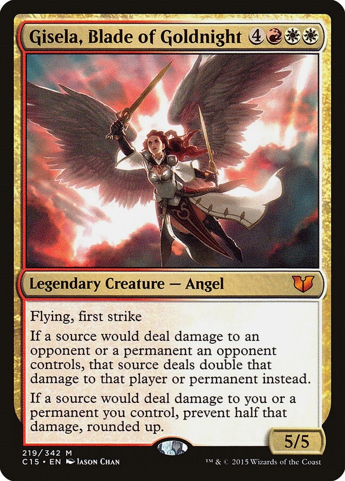 Image for Gisela, Blade of Goldnight (219) [Commander 2015] - Magic: The Gathering