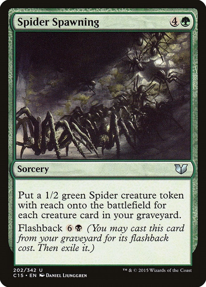 Image for Spider Spawning (202) [Commander 2015] - Magic: The Gathering