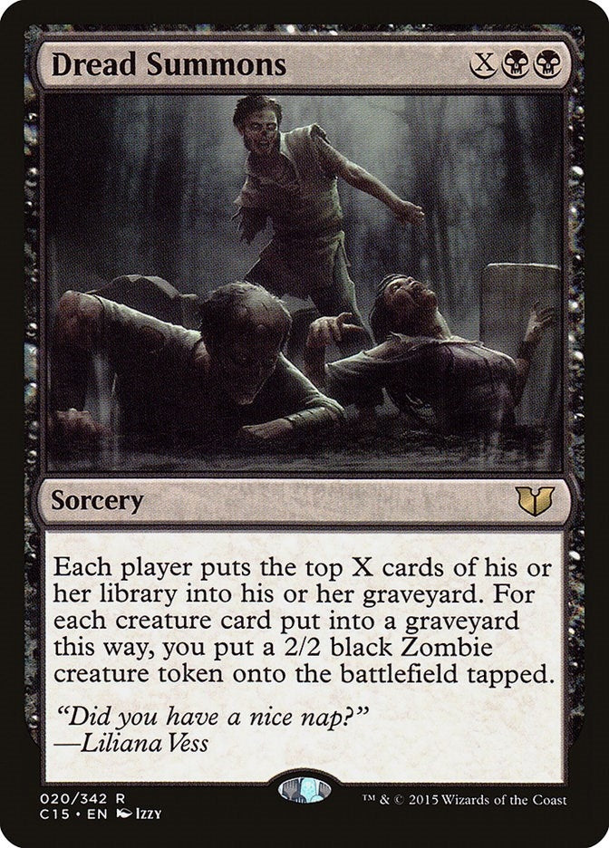 Image for Dread Summons (20) [Commander 2015] - Magic: The Gathering