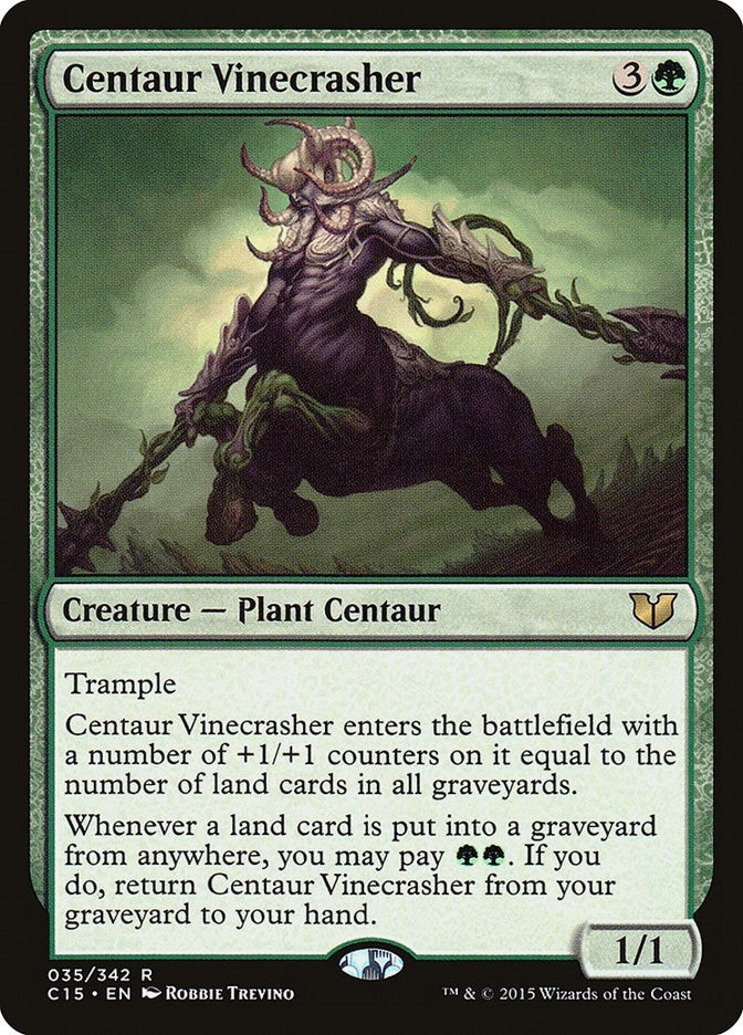 Image for Centaur Vinecrasher (35) [Commander 2015] - Magic: The Gathering