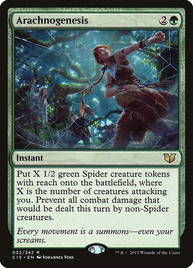 Image for Arachnogenesis (32) [Commander 2015] - Magic: The Gathering
