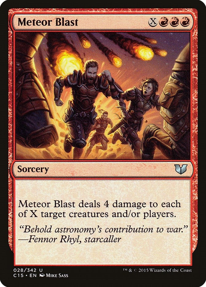 Image for Meteor Blast (28) [Commander 2015] - Magic: The Gathering
