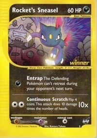 Image for Rocket's Sneasel - 5 [Winner] (005/009) [Best of Promos] - Pokemon