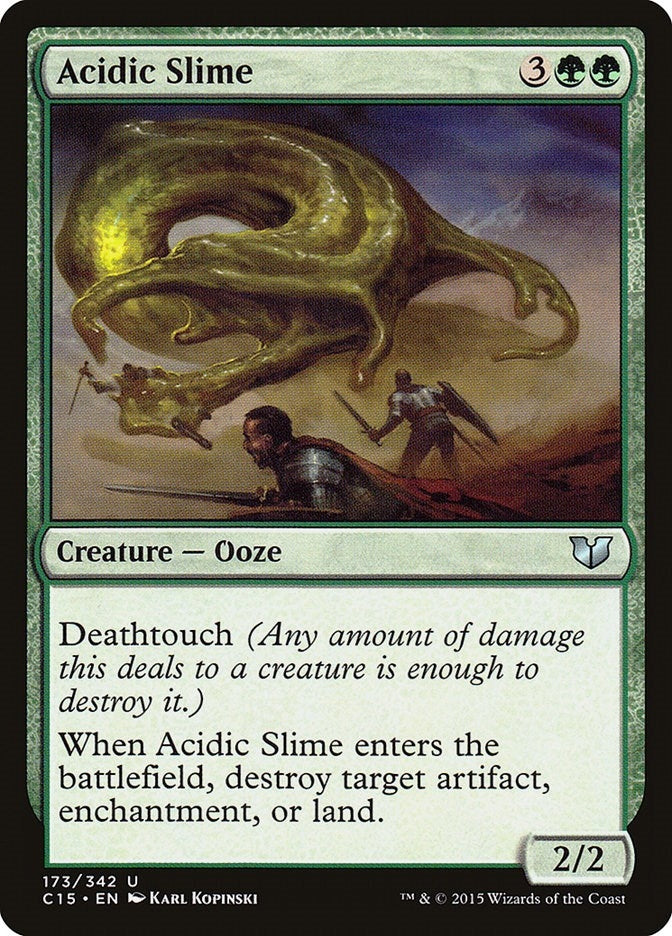 Image for Acidic Slime (173) [Commander 2015] - Magic: The Gathering