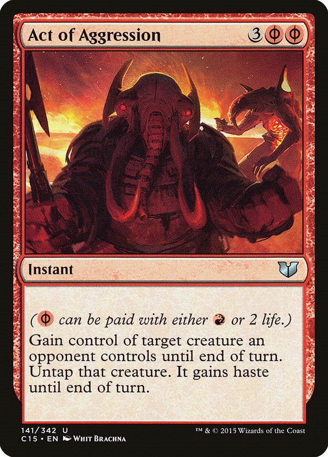 Image for Act of Aggression (141) [Commander 2015] - Magic: The Gathering