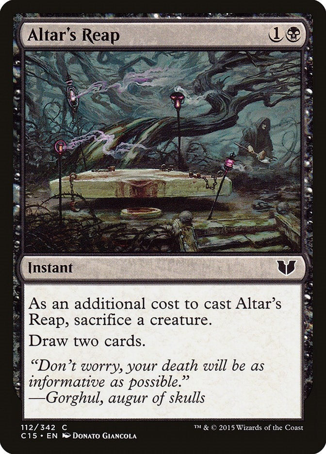 Image for Altar's Reap (112) [Commander 2015] - Magic: The Gathering