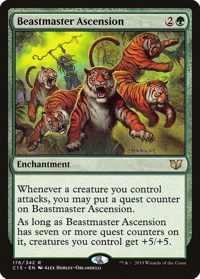 Image for Beastmaster Ascension (176) [Commander 2015] - Magic: The Gathering