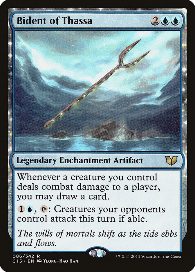 Image for Bident of Thassa (86) [Commander 2015] - Magic: The Gathering