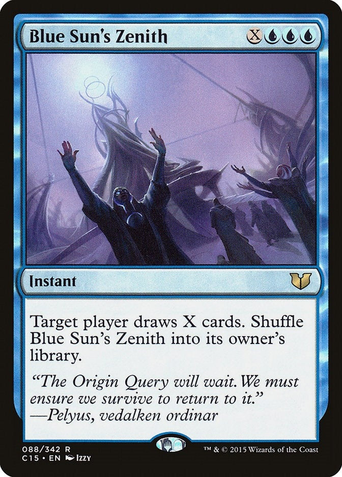 Image for Blue Sun's Zenith (88) [Commander 2015] - Magic: The Gathering