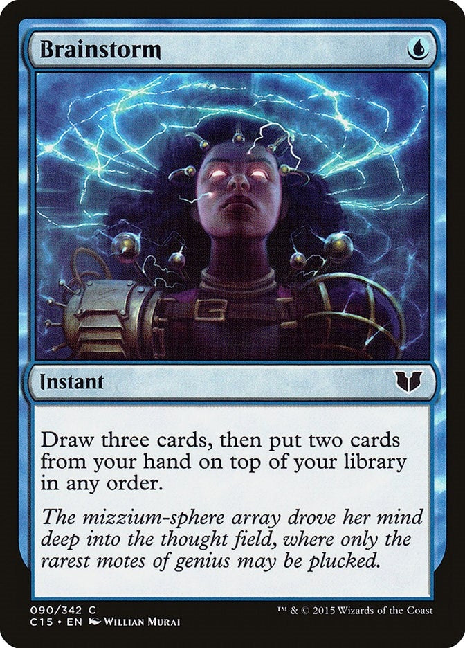 Image for Brainstorm (90) [Commander 2015] - Magic: The Gathering