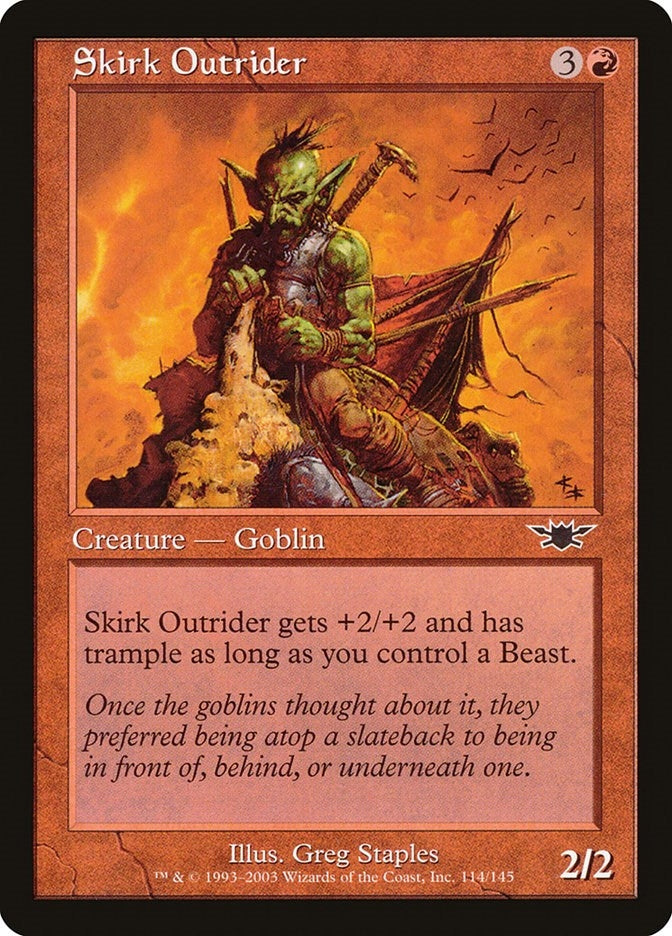 Image for Skirk Outrider (114) [Legions] - Magic: The Gathering