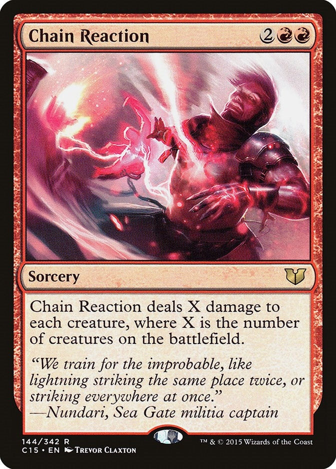 Image for Chain Reaction (144) [Commander 2015] - Magic: The Gathering