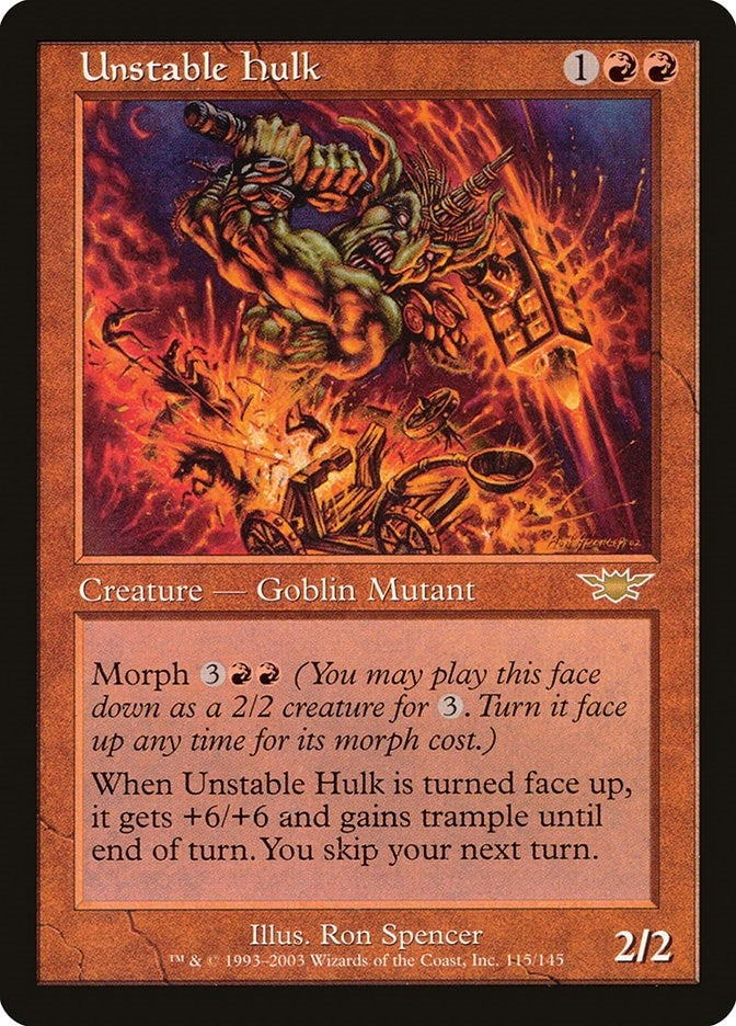 Image for Unstable Hulk (115) [Legions] - Magic: The Gathering