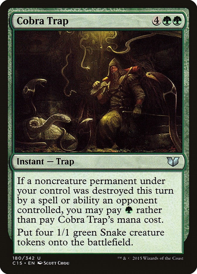 Image for Cobra Trap (180) [Commander 2015] - Magic: The Gathering