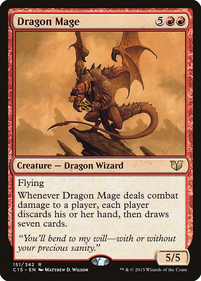 Image for Dragon Mage (151) [Commander 2015] - Magic: The Gathering