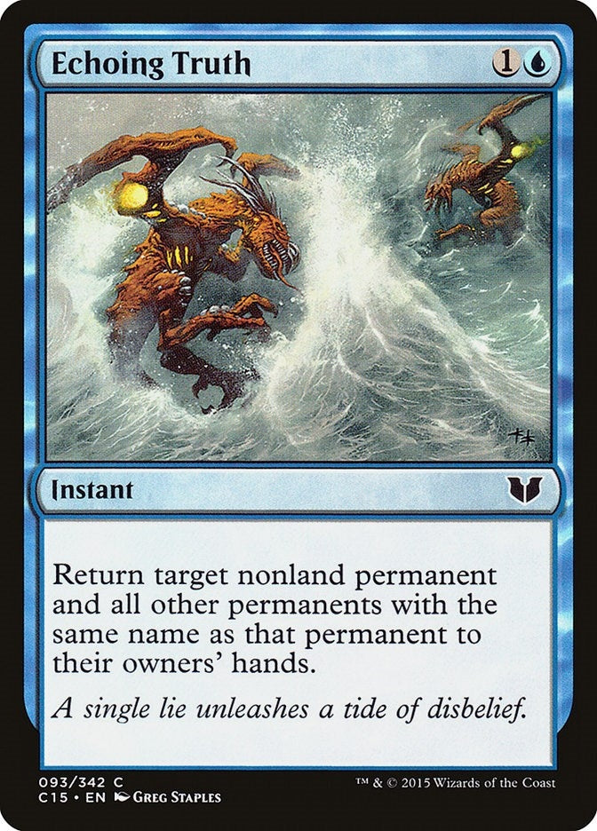 Image for Echoing Truth (93) [Commander 2015] - Magic: The Gathering