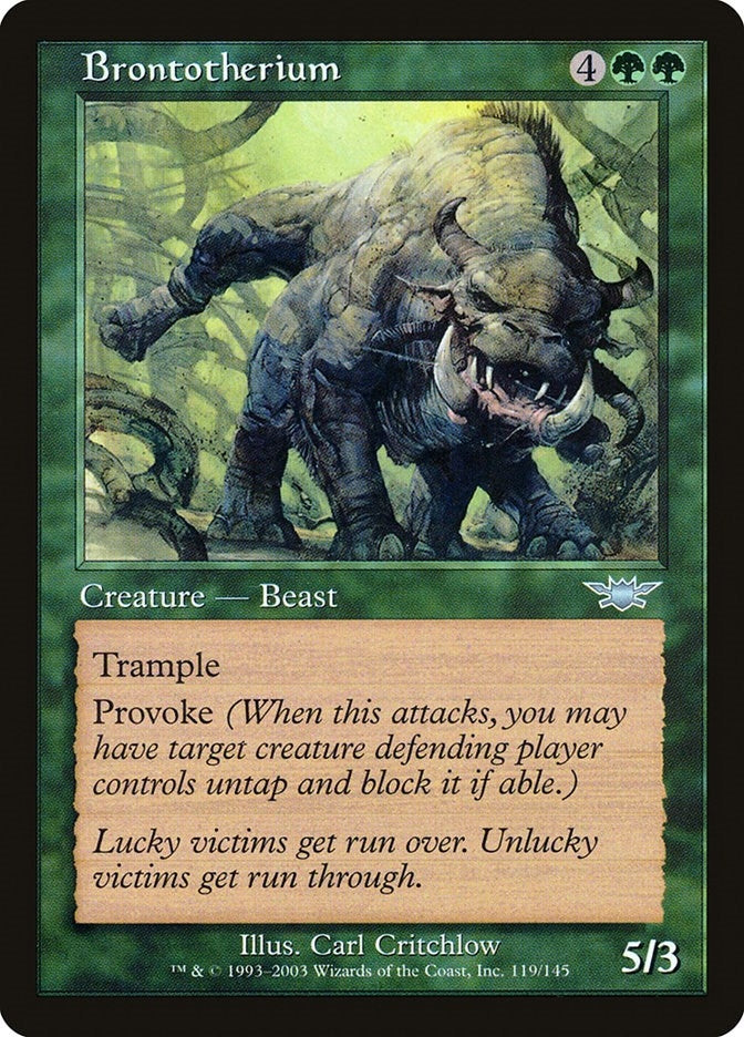 Image for Brontotherium (119) [Legions] - Magic: The Gathering
