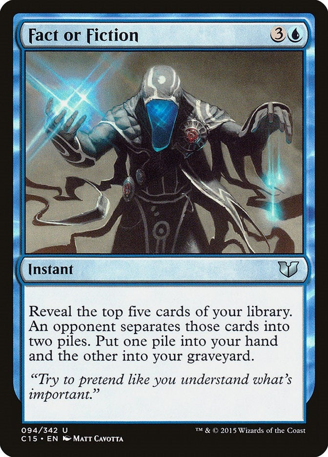 Image for Fact or Fiction (94) [Commander 2015] - Magic: The Gathering
