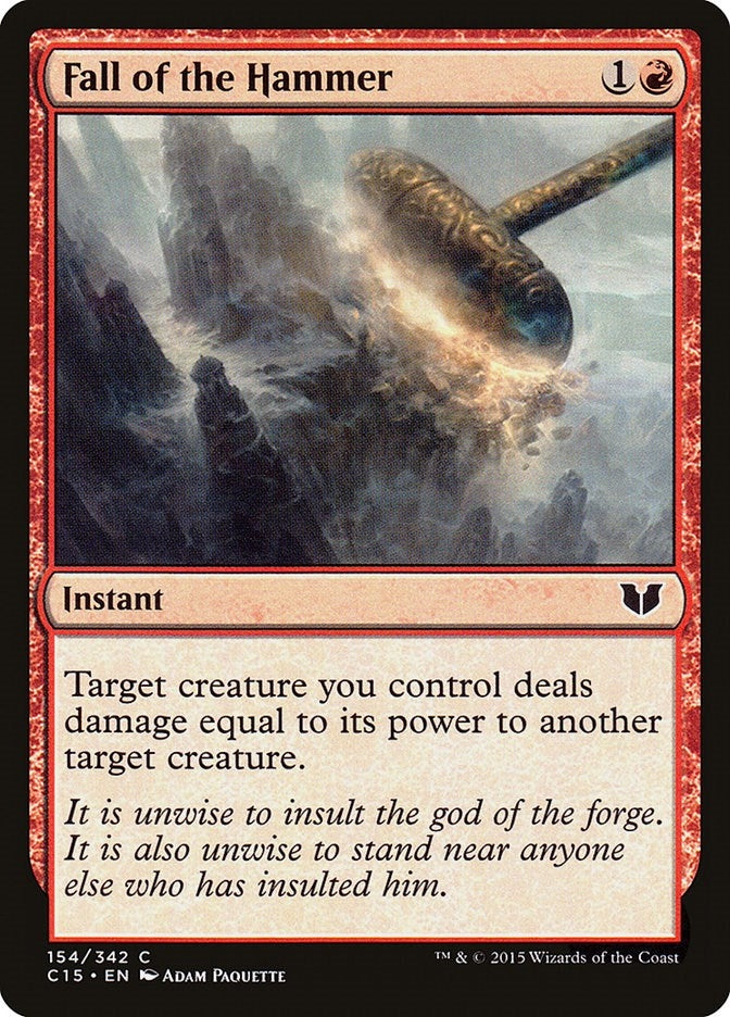 Image for Fall of the Hammer (154) [Commander 2015] - Magic: The Gathering