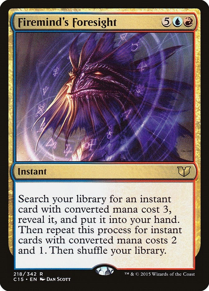 Image for Firemind's Foresight (218) [Commander 2015] - Magic: The Gathering