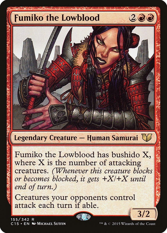 Image for Fumiko the Lowblood (155) [Commander 2015] - Magic: The Gathering