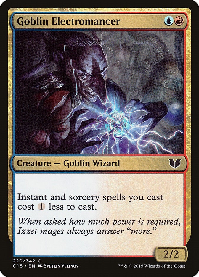 Image for Goblin Electromancer (220) [Commander 2015] - Magic: The Gathering