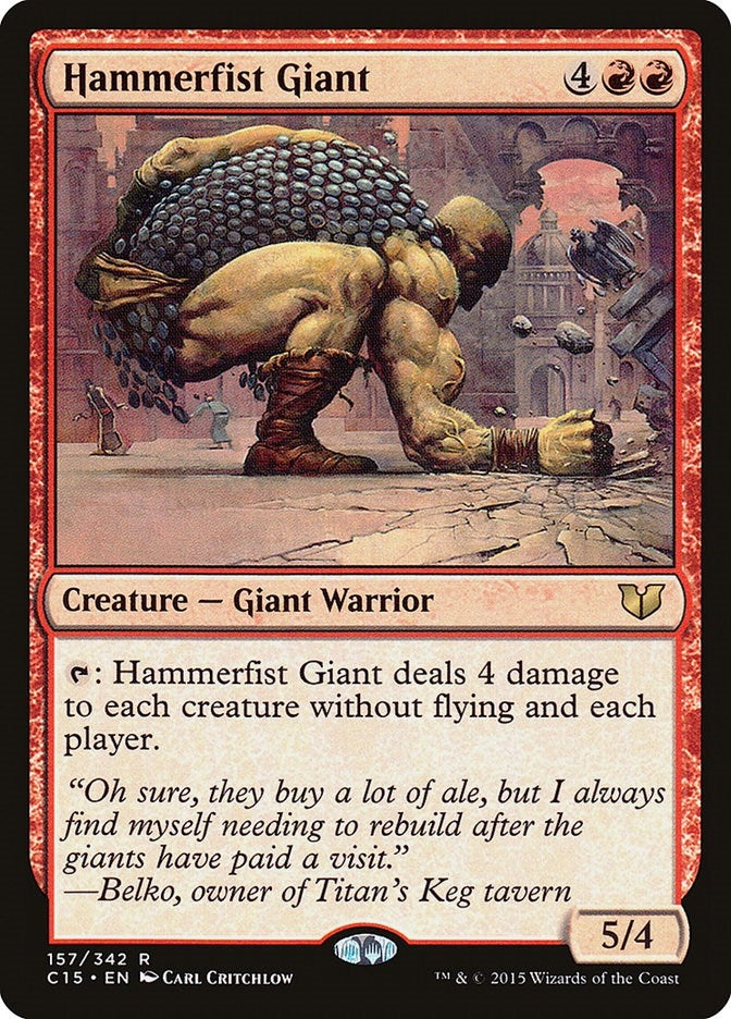 Image for Hammerfist Giant (157) [Commander 2015] - Magic: The Gathering