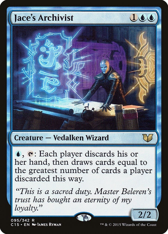 Image for Jace's Archivist (95) [Commander 2015] - Magic: The Gathering