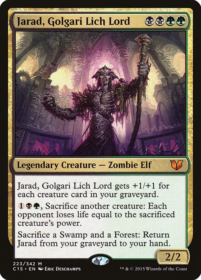 Image for Jarad, Golgari Lich Lord (223) [Commander 2015] - Magic: The Gathering