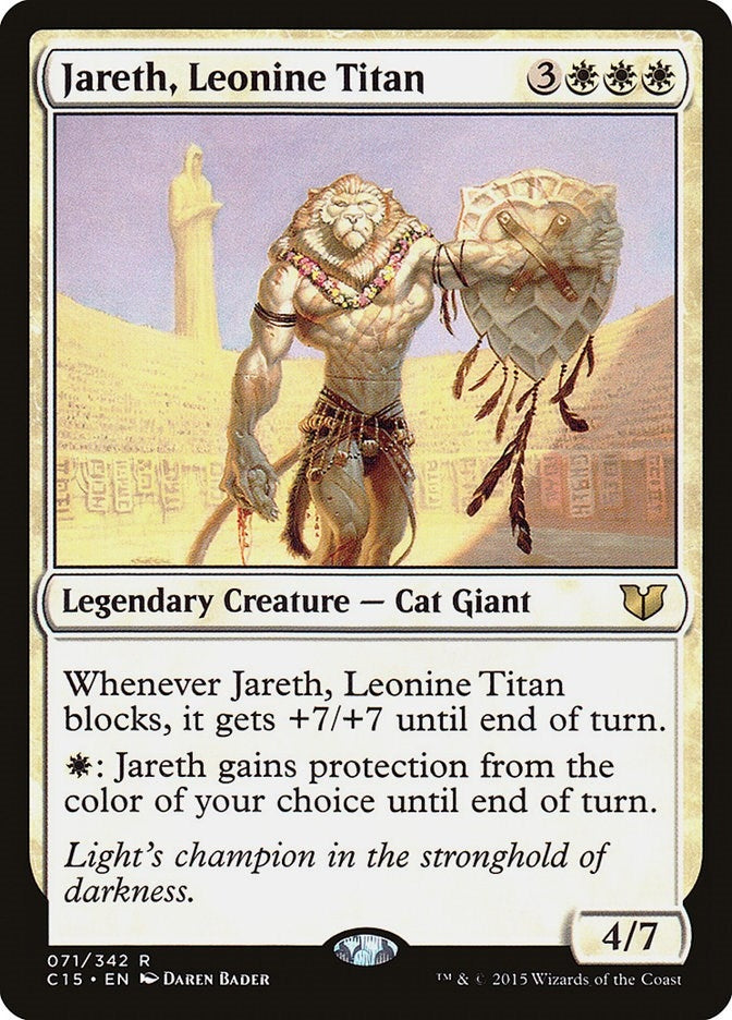 Image for Jareth, Leonine Titan (71) [Commander 2015] - Magic: The Gathering