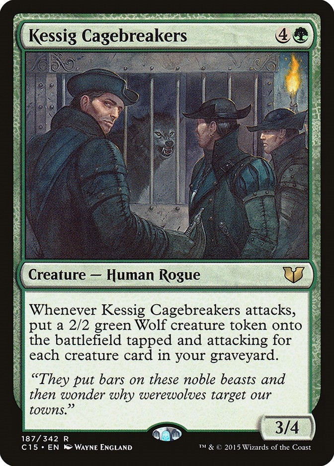 Image for Kessig Cagebreakers (187) [Commander 2015] - Magic: The Gathering