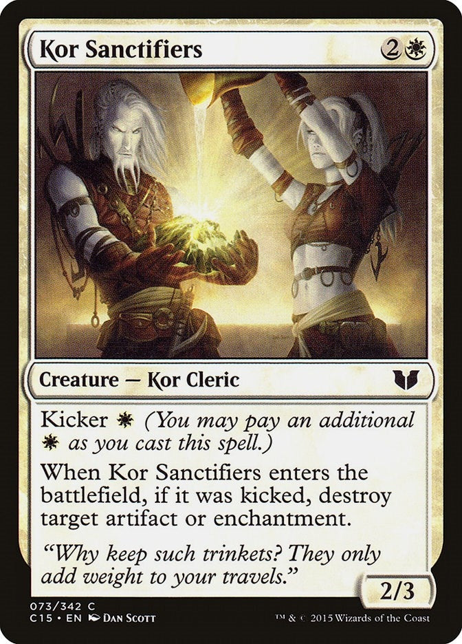 Image for Kor Sanctifiers (73) [Commander 2015] - Magic: The Gathering