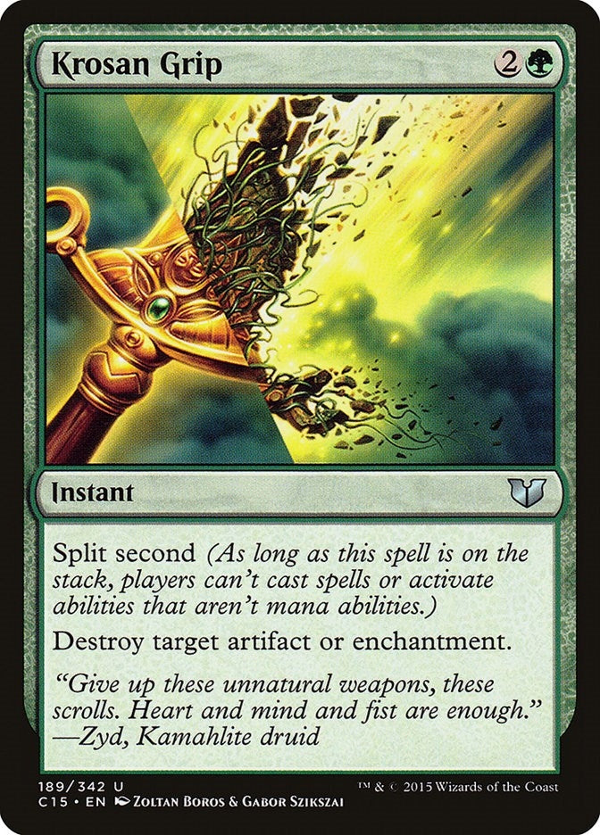 Image for Krosan Grip (189) [Commander 2015] - Magic: The Gathering