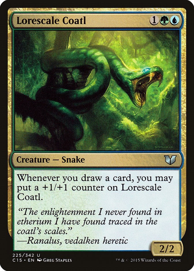 Image for Lorescale Coatl (225) [Commander 2015] - Magic: The Gathering