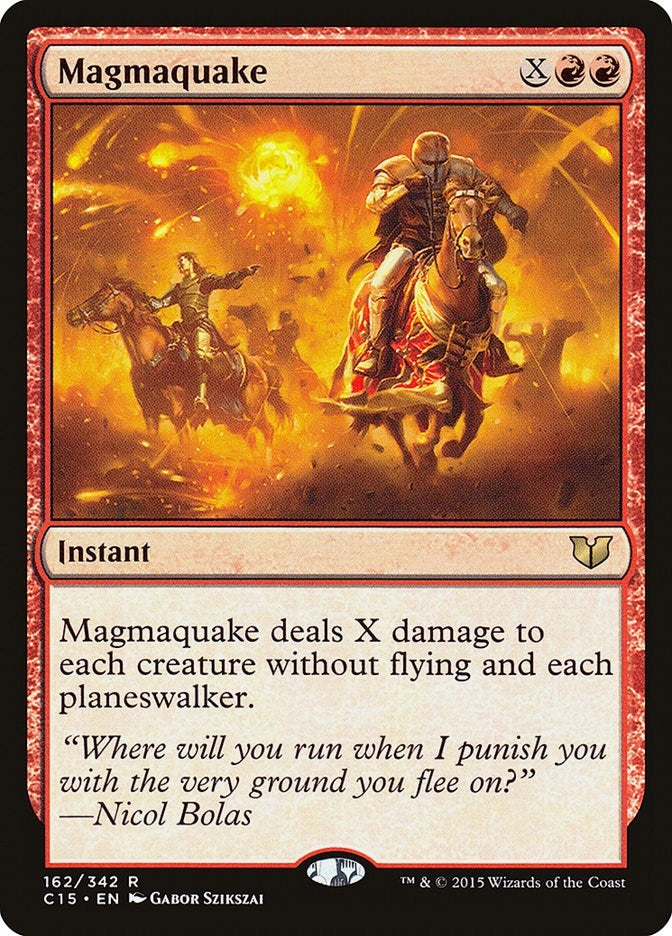 Image for Magmaquake (162) [Commander 2015] - Magic: The Gathering