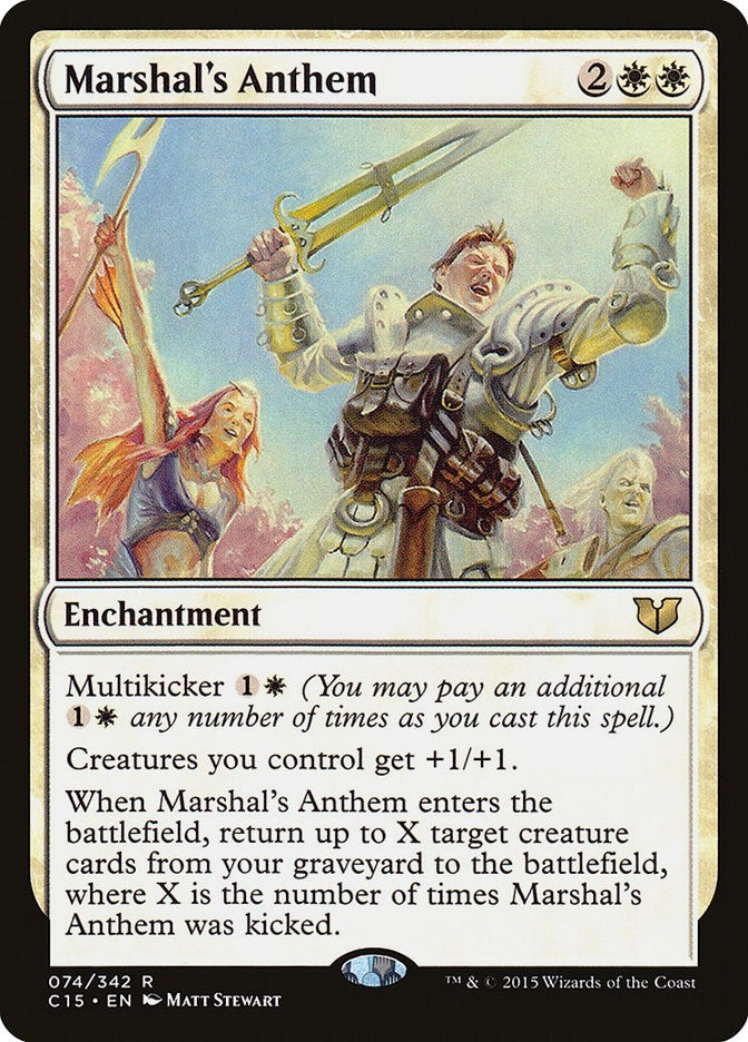 Image for Marshal's Anthem (74) [Commander 2015] - Magic: The Gathering