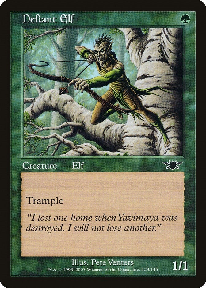 Image for Defiant Elf (123) [Legions] - Magic: The Gathering