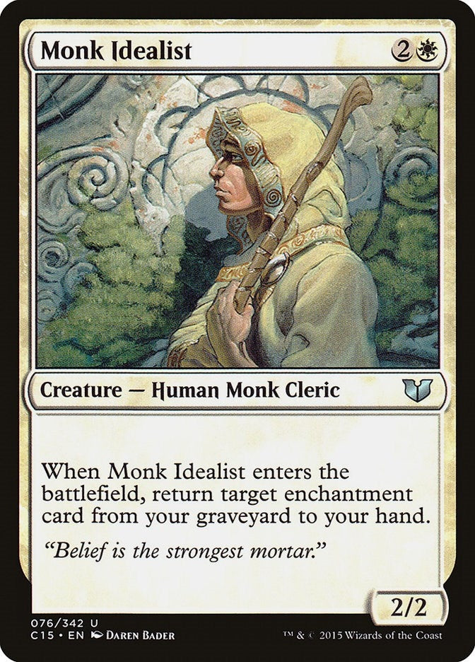 Image for Monk Idealist (76) [Commander 2015] - Magic: The Gathering