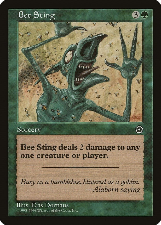Image for Bee Sting [Portal Second Age] - Magic: The Gathering