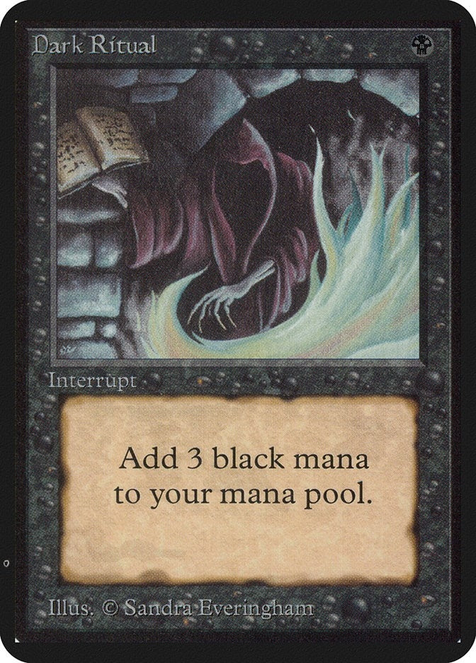 Image for Dark Ritual [Alpha Edition] - Magic: The Gathering