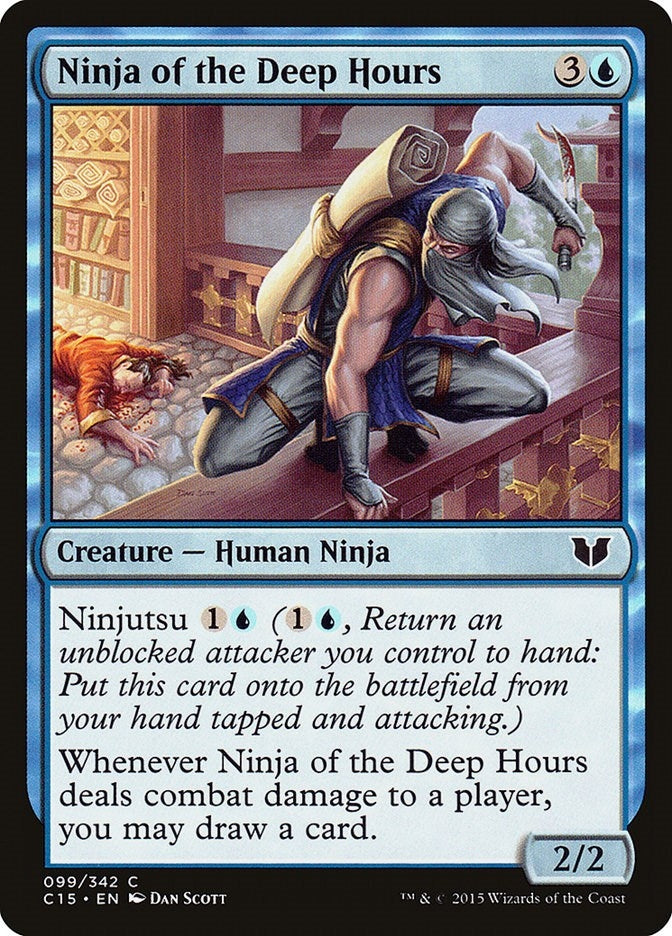 Image for Ninja of the Deep Hours (99) [Commander 2015] - Magic: The Gathering