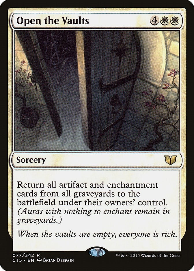 Image for Open the Vaults (77) [Commander 2015] - Magic: The Gathering
