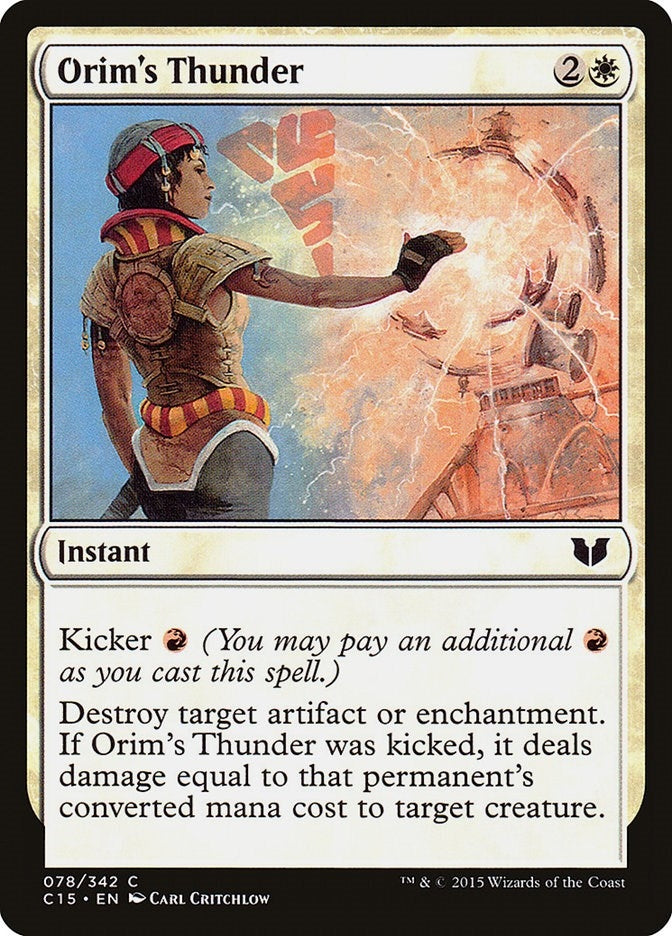 Image for Orim's Thunder (78) [Commander 2015] - Magic: The Gathering
