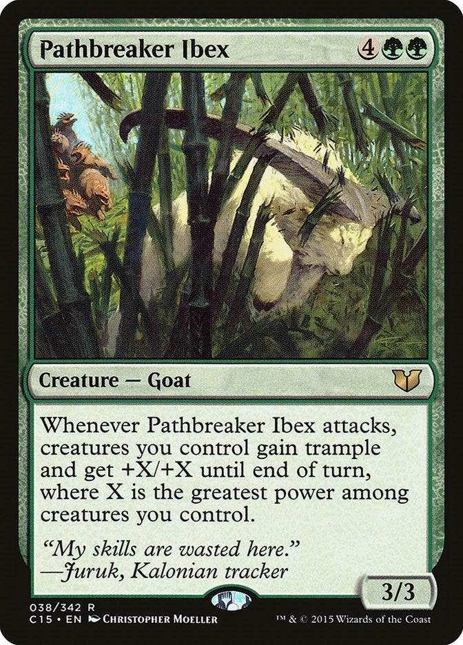 Image for Pathbreaker Ibex (38) [Commander 2015] - Magic: The Gathering