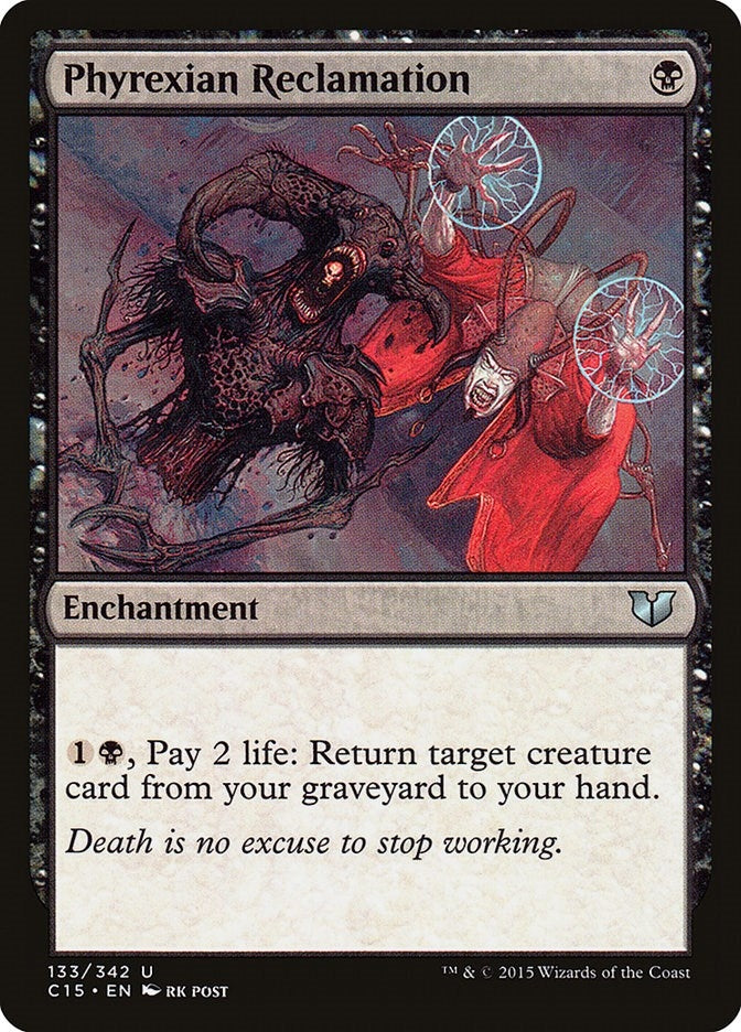 Image for Phyrexian Reclamation (133) [Commander 2015] - Magic: The Gathering
