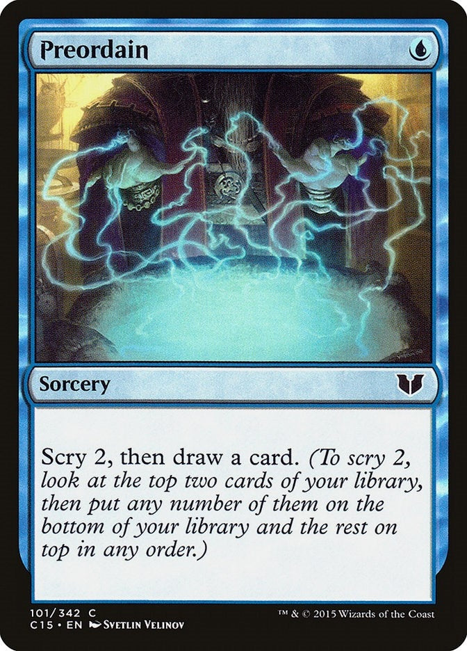Image for Preordain (101) [Commander 2015] - Magic: The Gathering