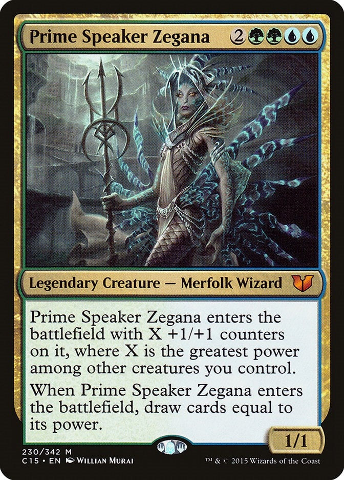 Image for Prime Speaker Zegana (230) [Commander 2015] - Magic: The Gathering