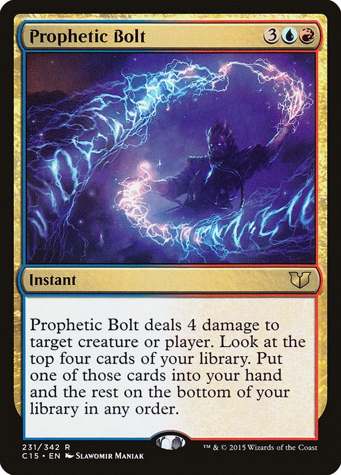 Image for Prophetic Bolt (231) [Commander 2015] - Magic: The Gathering