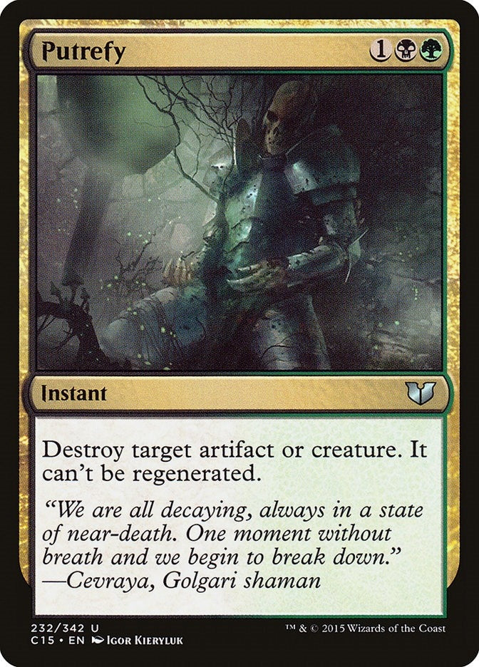 Image for Putrefy (232) [Commander 2015] - Magic: The Gathering